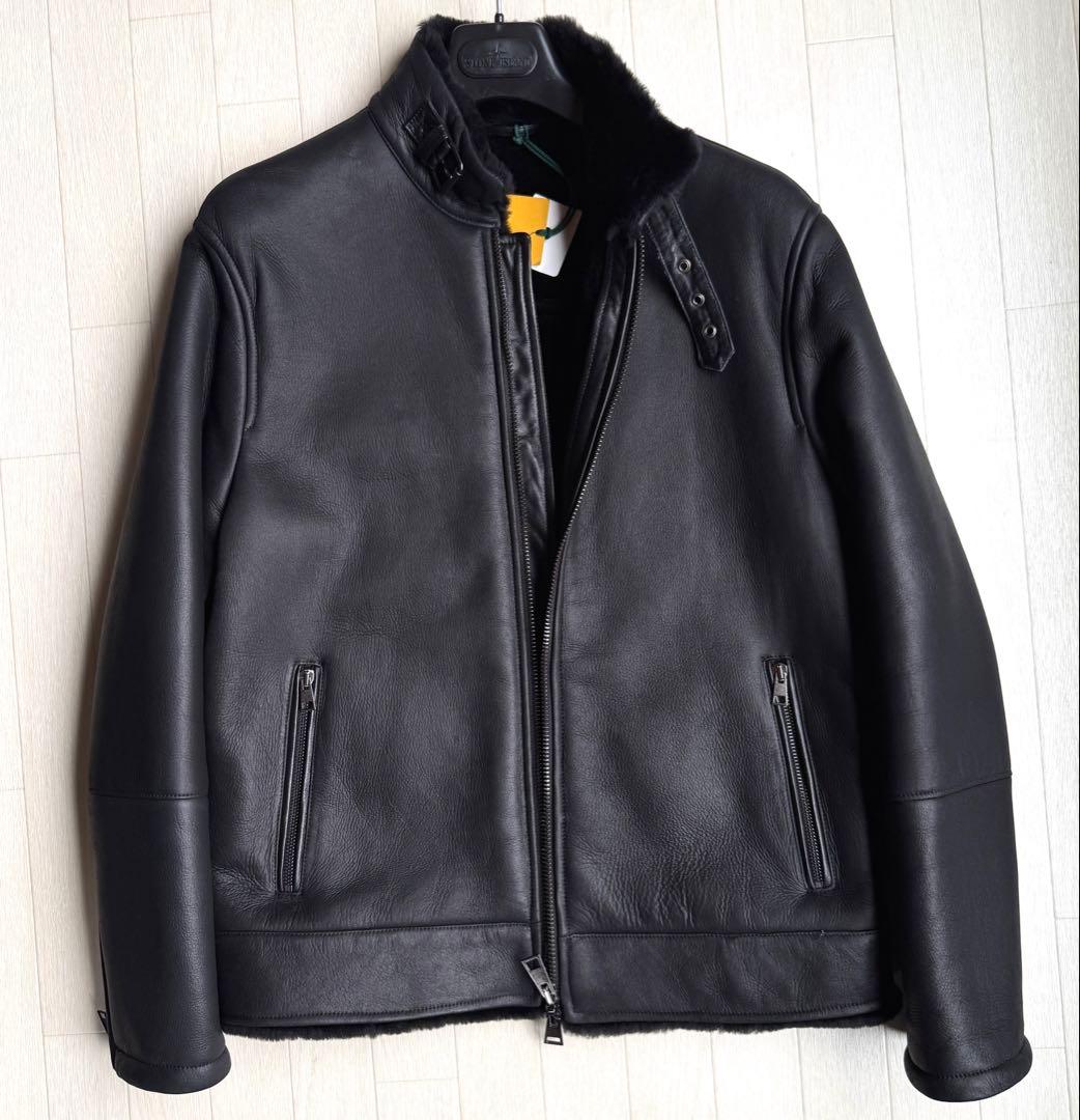 新品 L‘EDELLI レデッリ スペシャル ムートン レザー ジャケット