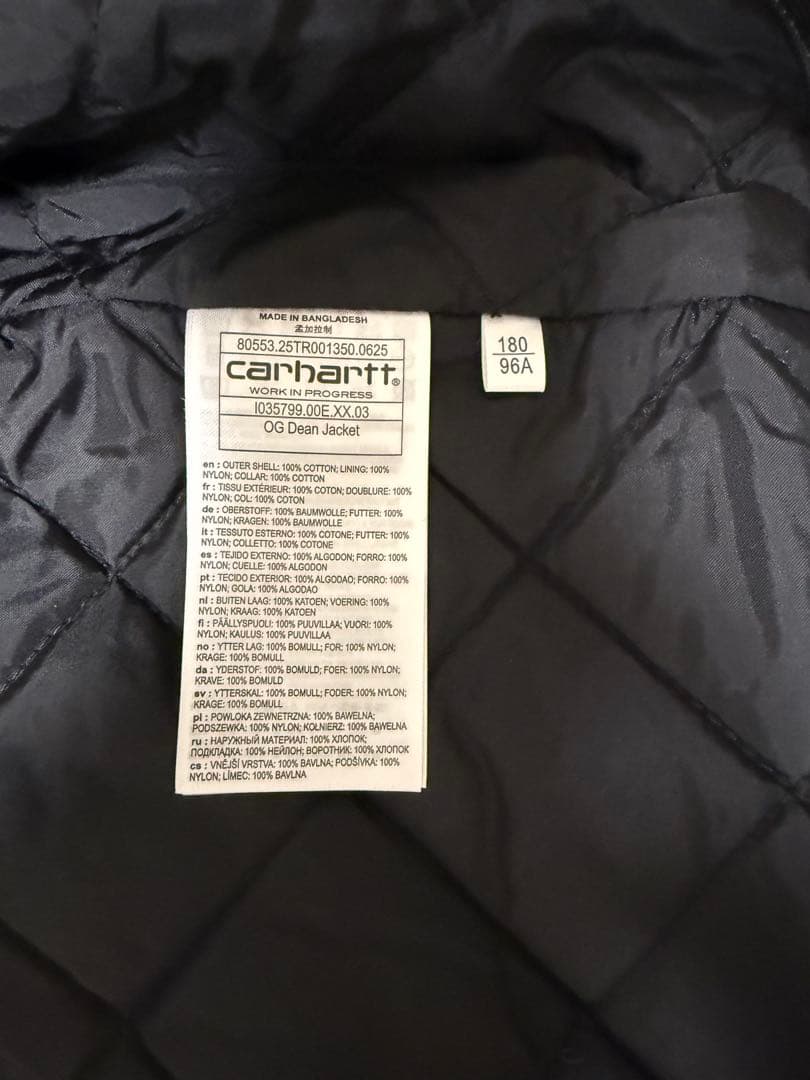 ジャケット・アウター Carhartt WIP OG Dean Jacket Black