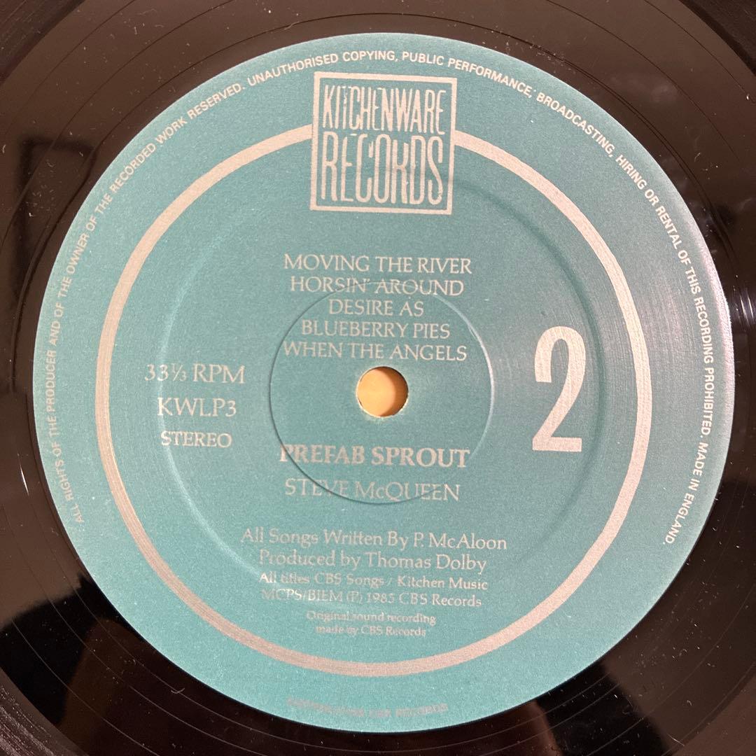 PREFAB SPROUT/ STEVE McQUEEN輸入12inchレコード