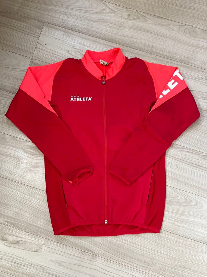 ATHLETA ジャージセット レッド グリーン ブラック