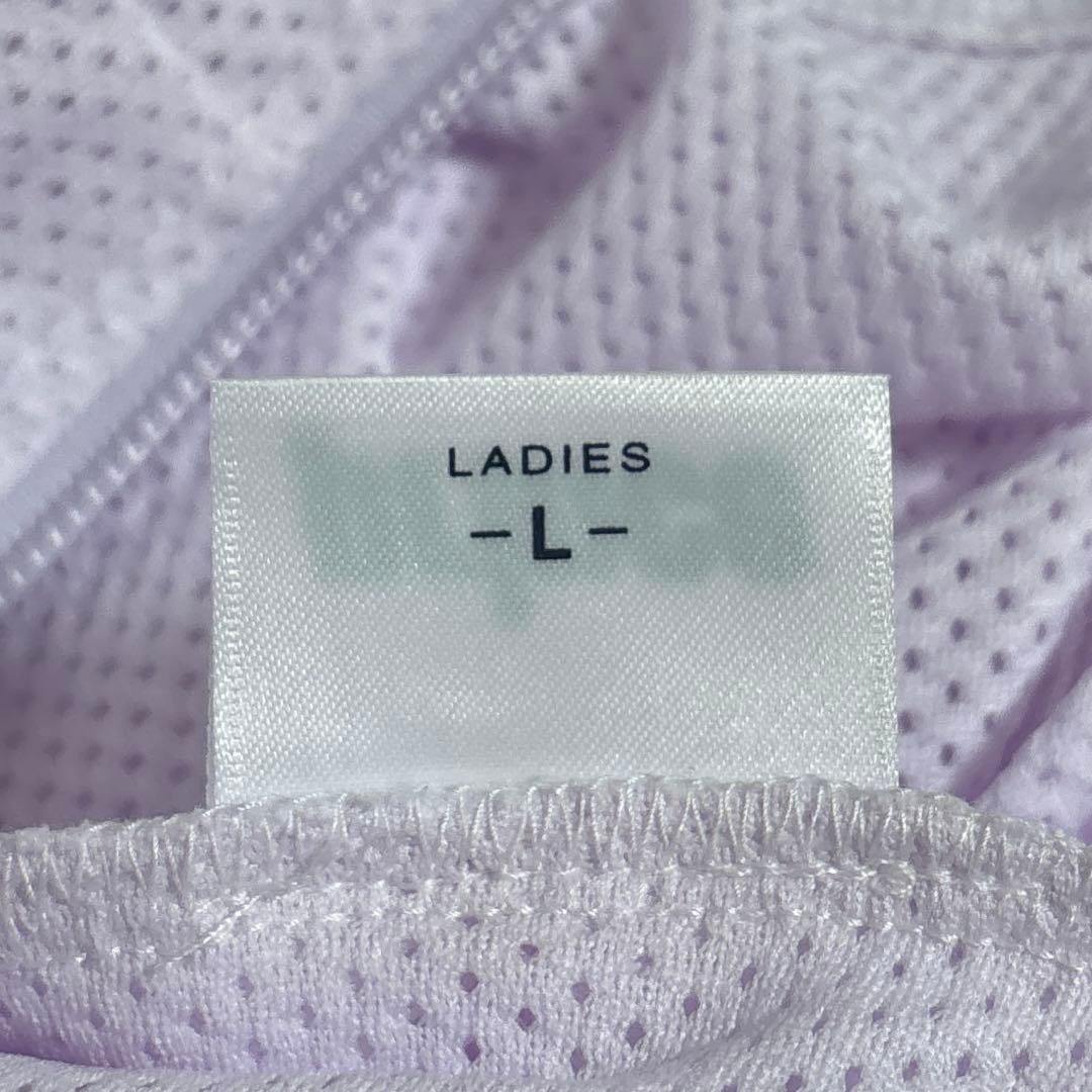 プリンス［L］美品◎上品ポーティ◎速乾◎薄手軽やか◎テニス◎メッシュパーカー