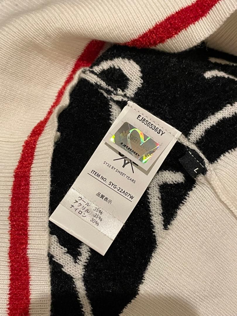 SY32 by SWEET YEARS GOLF ジャガードニット