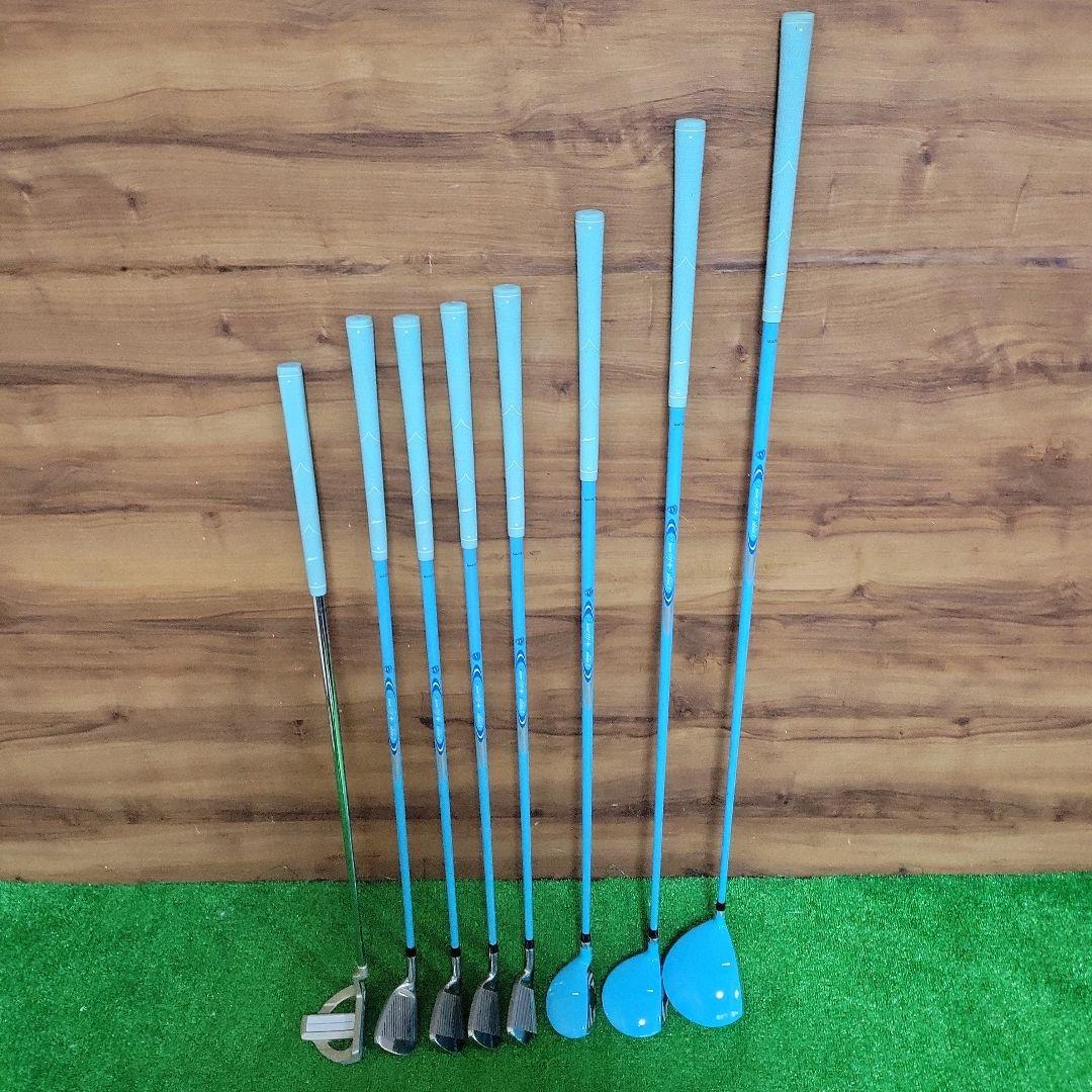 ワールドイーグル FL-01 V2 レディース ゴルフクラブセット ブルー