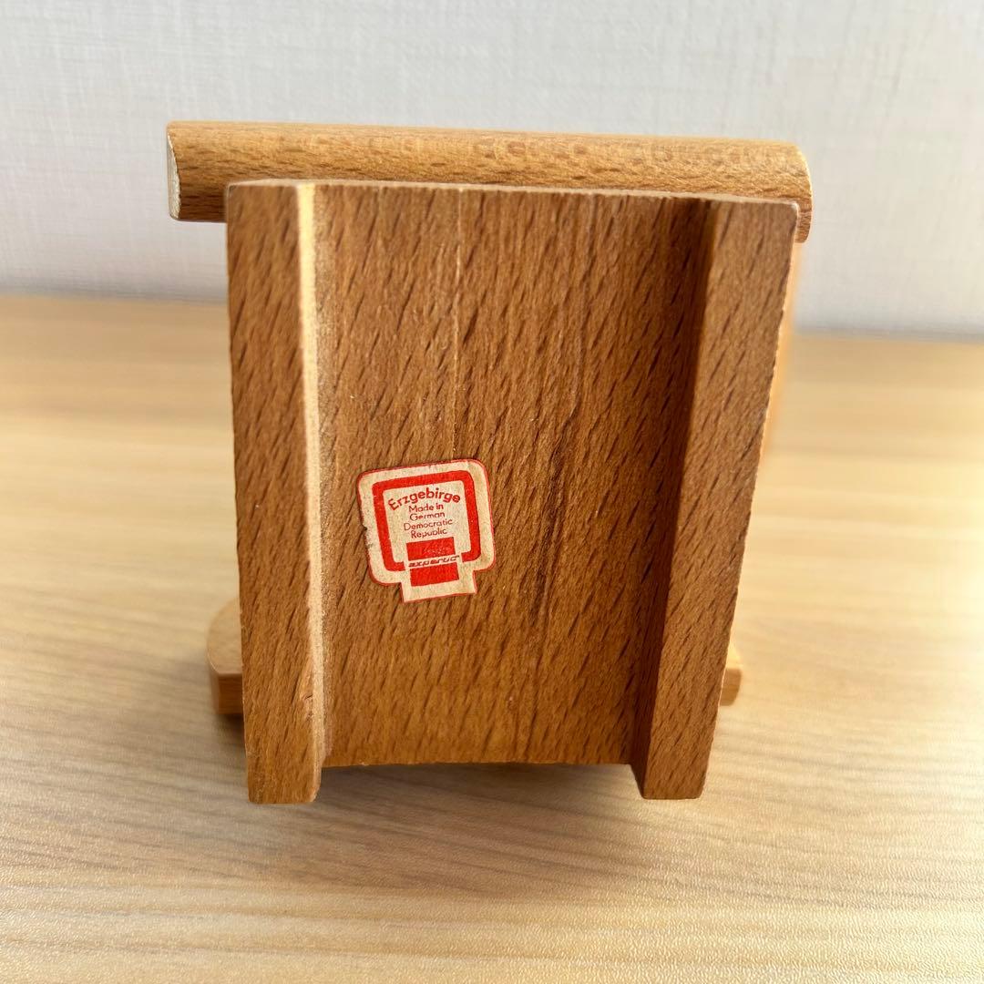 ドイツ　煙出し人形　エルツ山地　ザイフェン　パイプ人形　お香立て