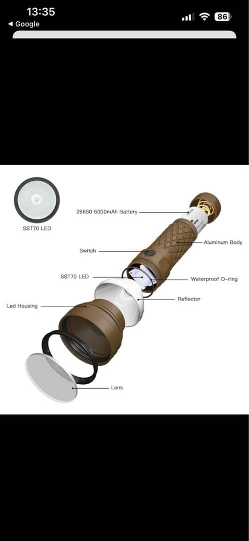 超希少ミリタリーカラー⭐️新品　ThruNite Catapult V6 CW