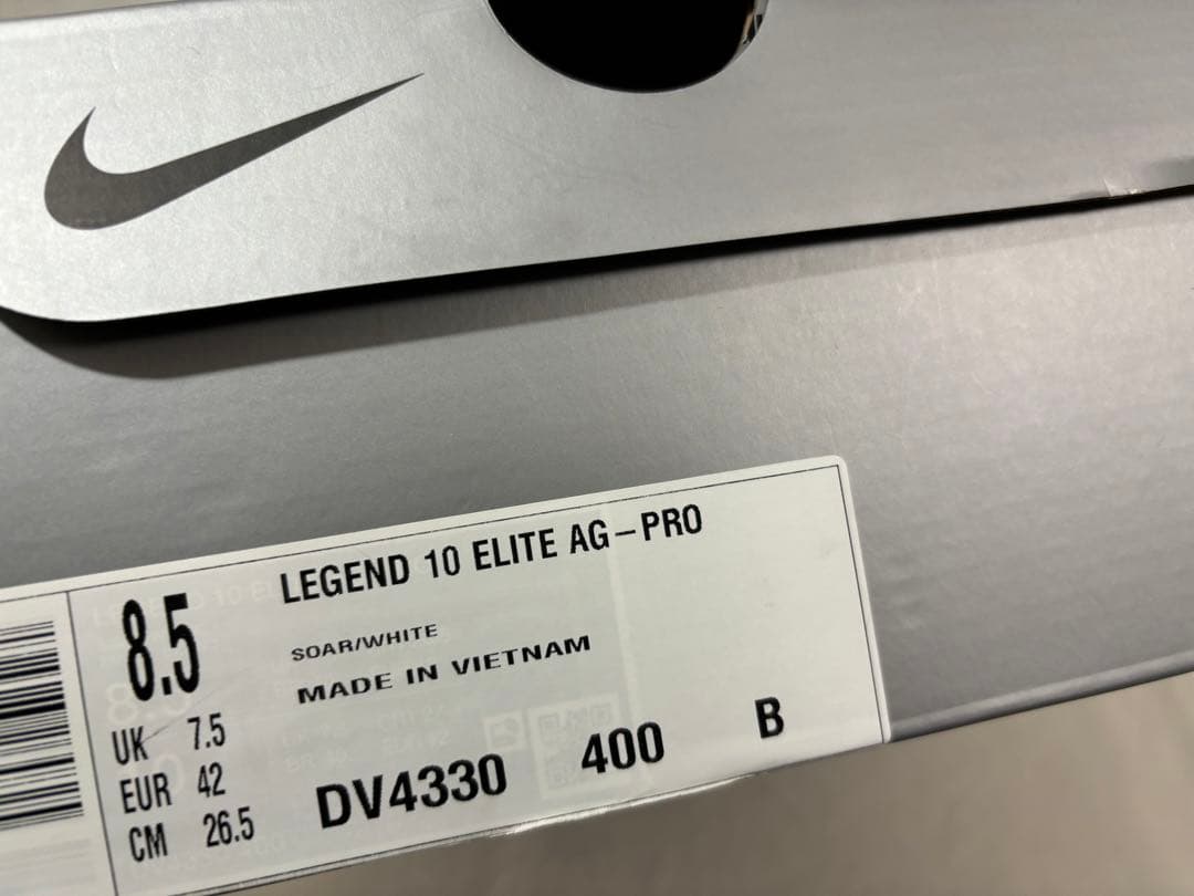 シューズ nike legend 10 elite ag-pro blue 26.5