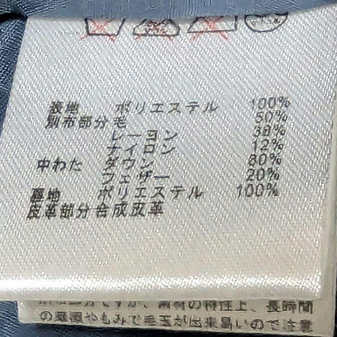 【美品】FILA GOLF フード付きダウンジャケット ネイビー　ダウンコート