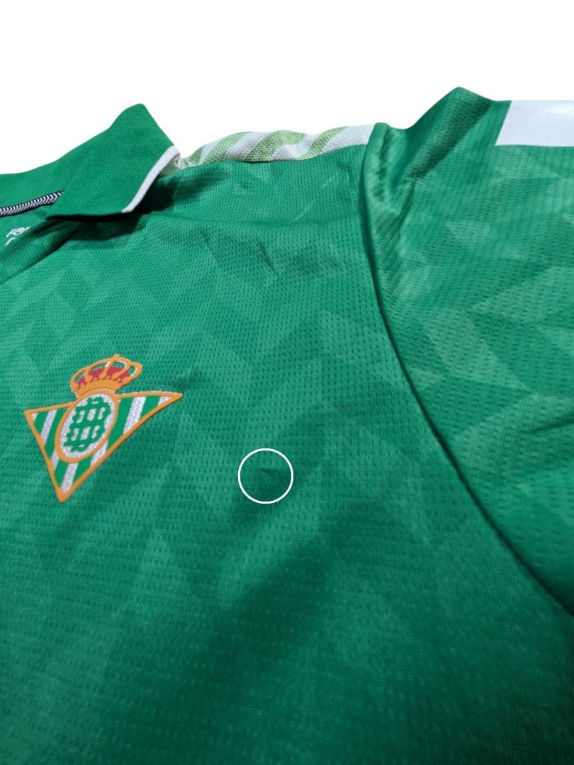 新品未使用タグ付 レアルベティス フェキル アウェイ ユニフォーム XL