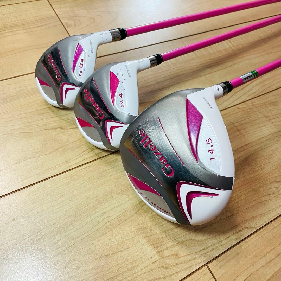 ブリヂストン ガゼル レディース ゴルフ クラブ 初心者 セット L