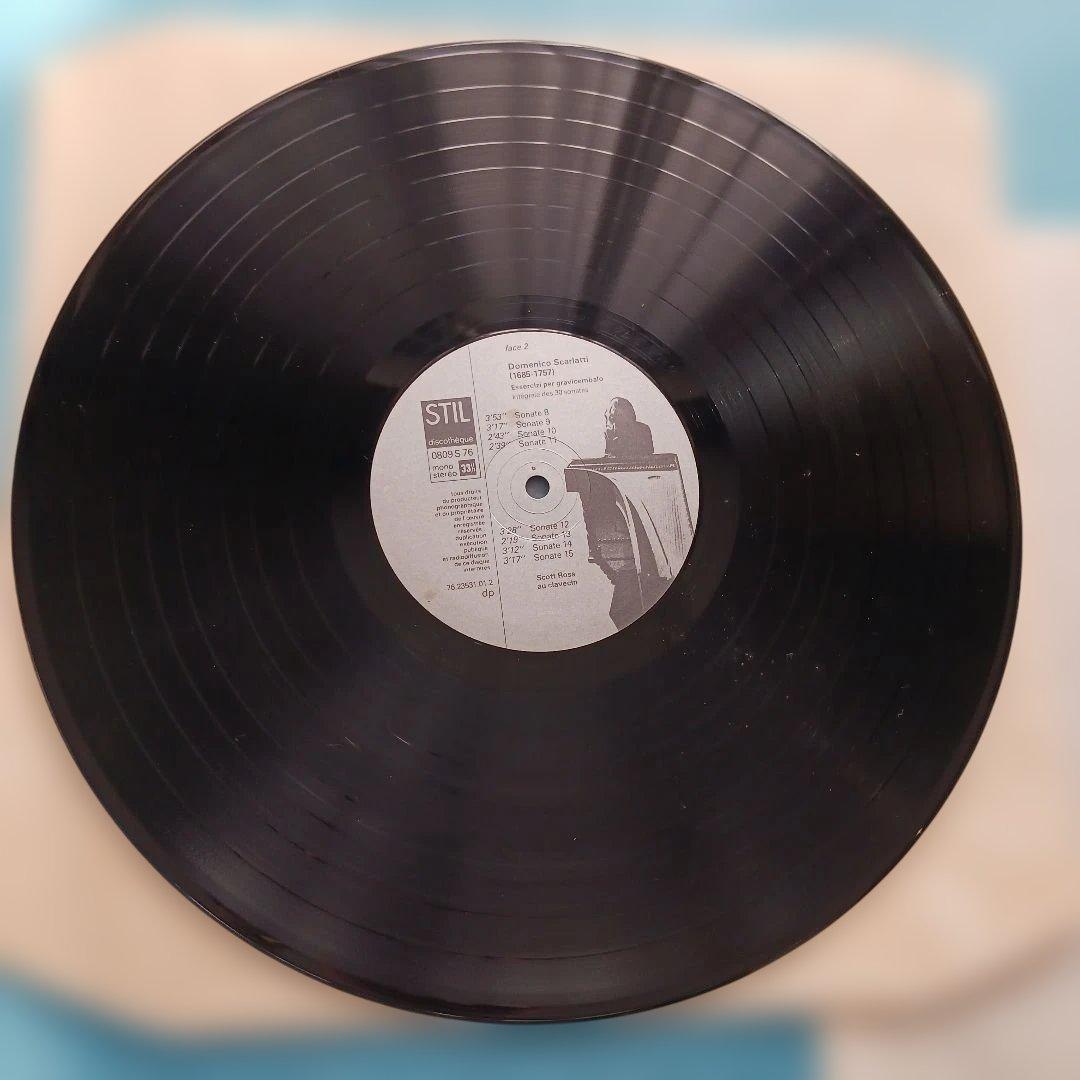 LP: Scarlatti チェンバロ作品集　スコット・ロス
