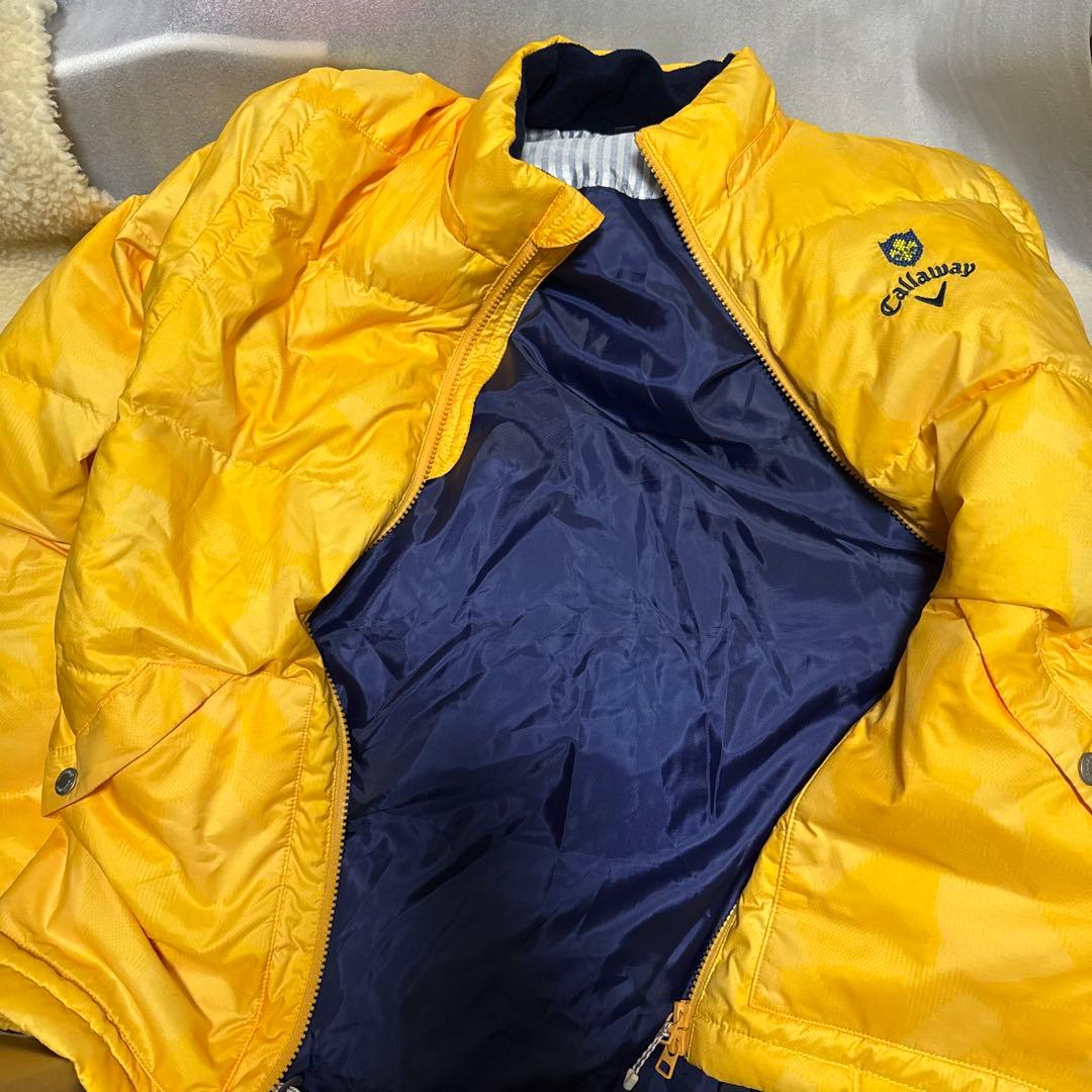ゴルフ キャロウェイCallaway ゴルフダウンジャケット イエロー