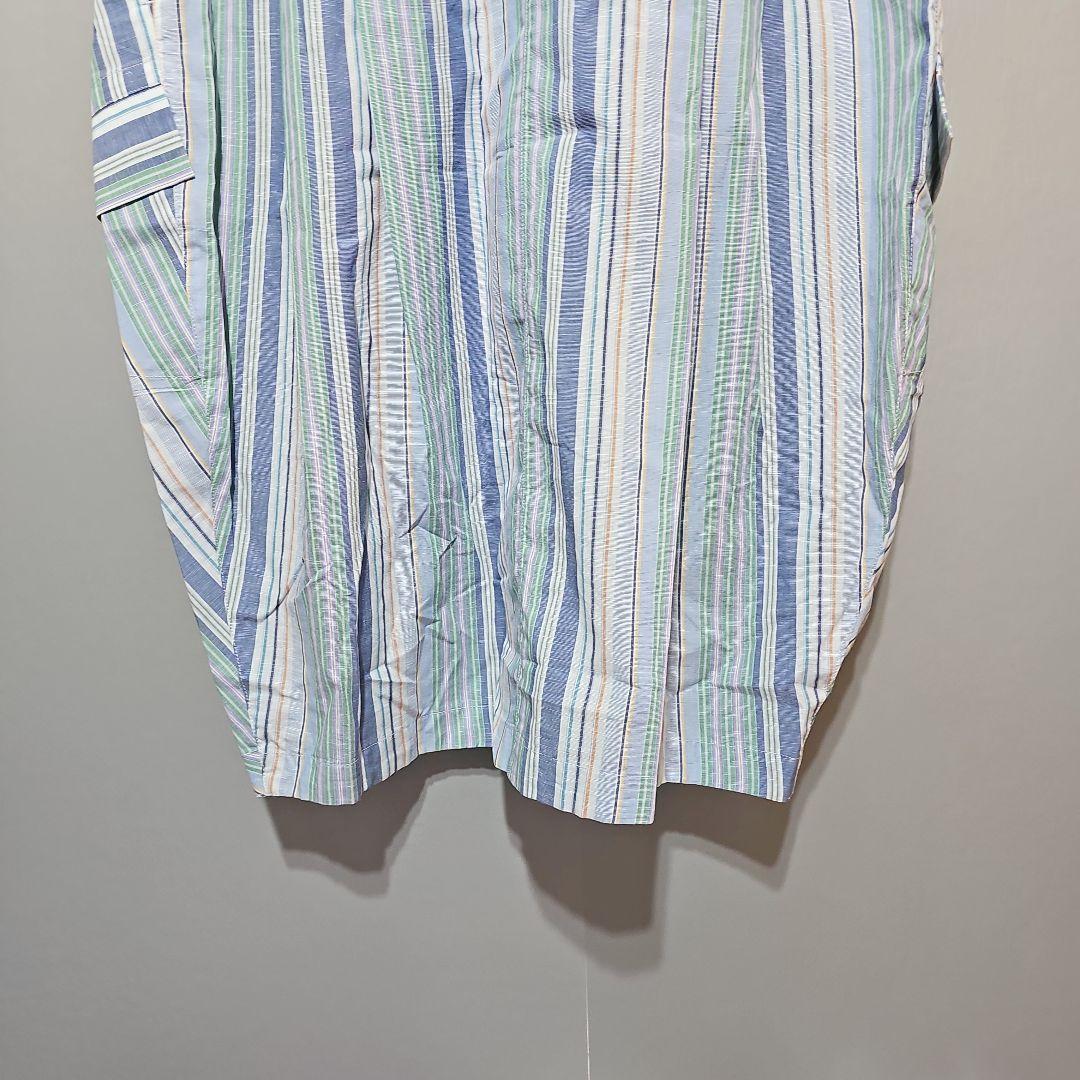 【センソユニコ CubeCube】 ストライプ シャツワンピース サイズ38