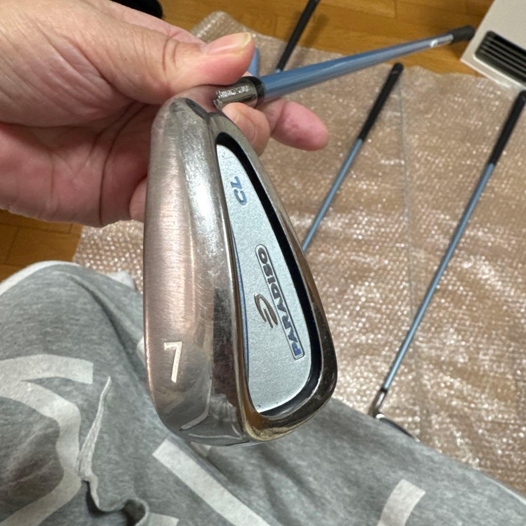 paradisoゴルフアイアン5本初心者向け中古品