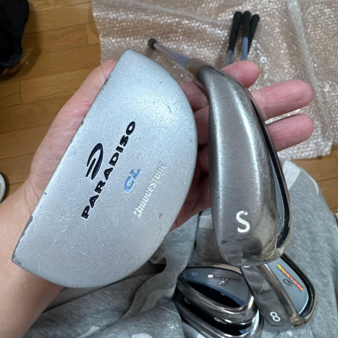 paradisoゴルフアイアン5本初心者向け中古品