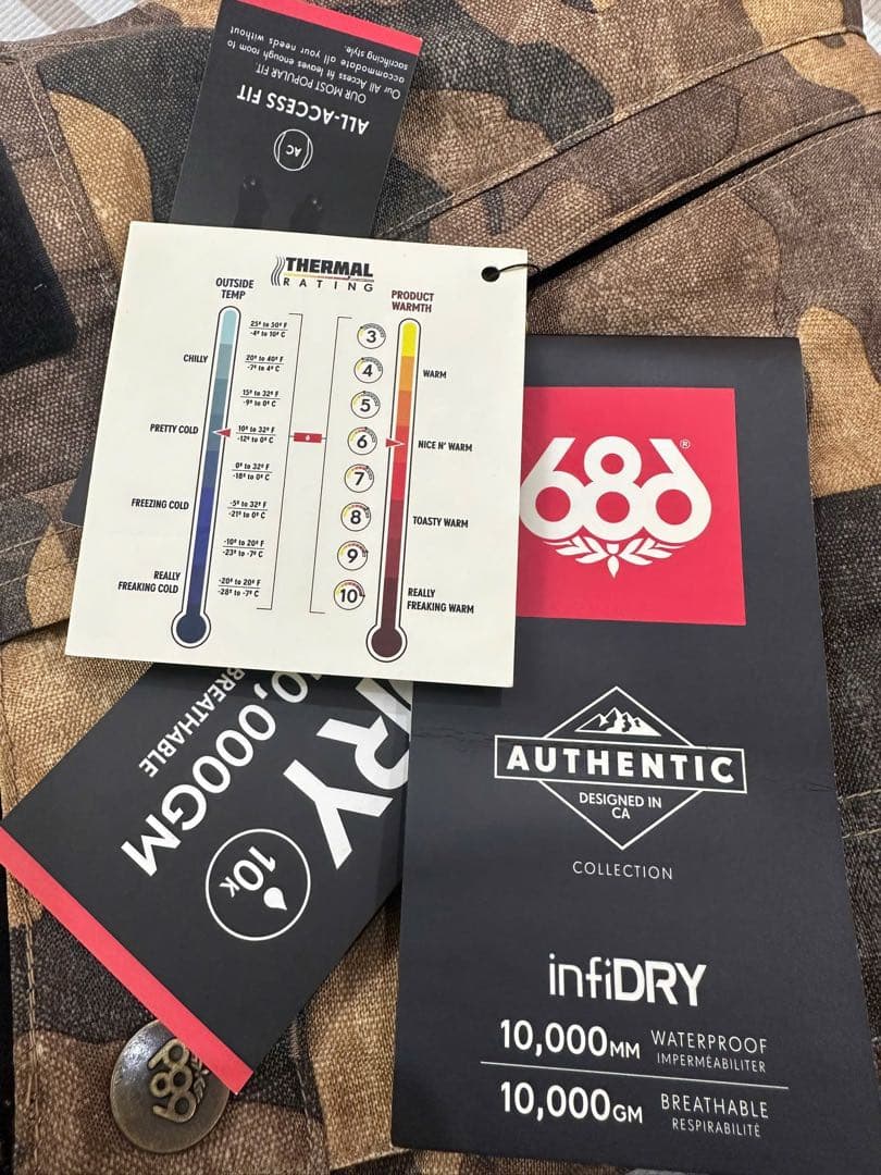 スノーボード 686 AUTHENTIC INFINITY CARGO PANT