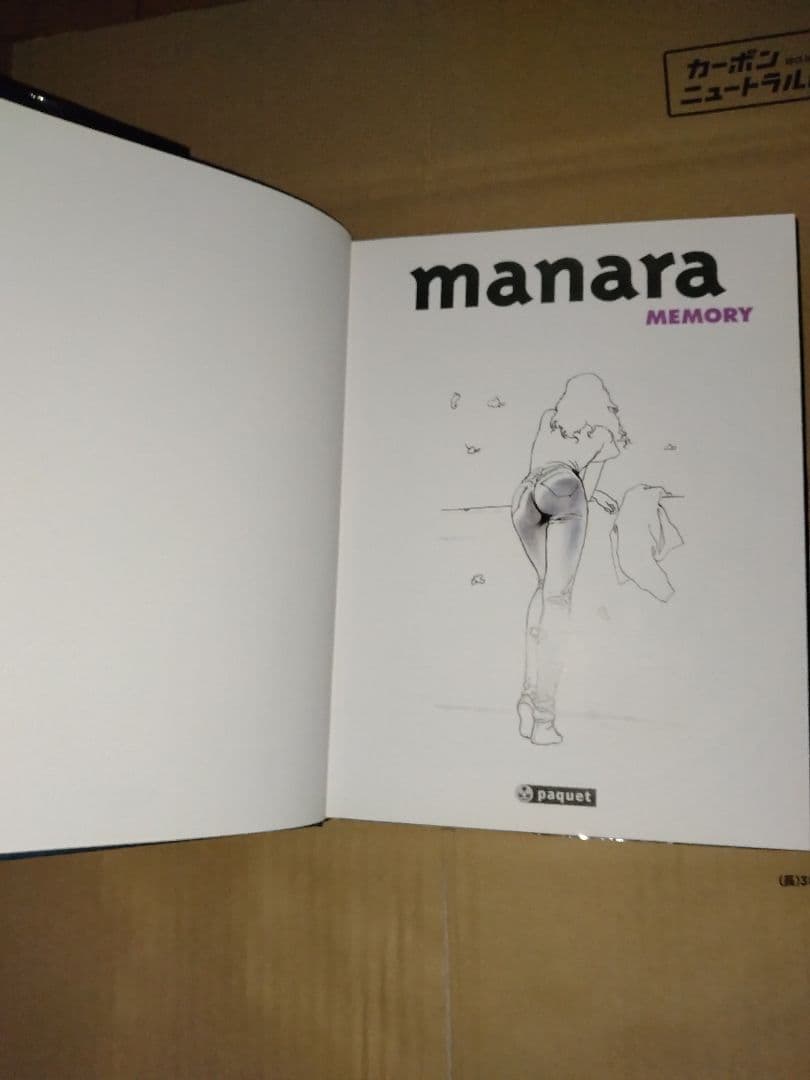 manara MEMORY アートブック フランス語