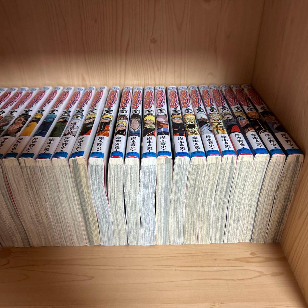大人気漫画NARUTO1巻から72巻全巻完結まとめ売りセット他外伝秘伝小説86冊