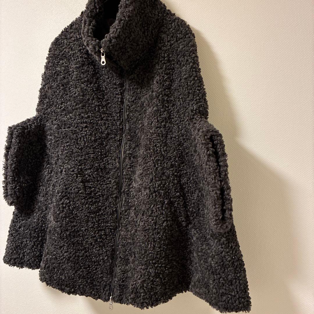 【完売品】threedots 【エバリー】プードルボア ケープ