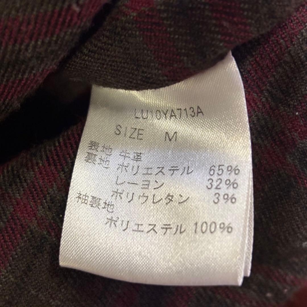 Lui’s ルイス 本革 牛革 赤 ダブルライダース M レザージャケット