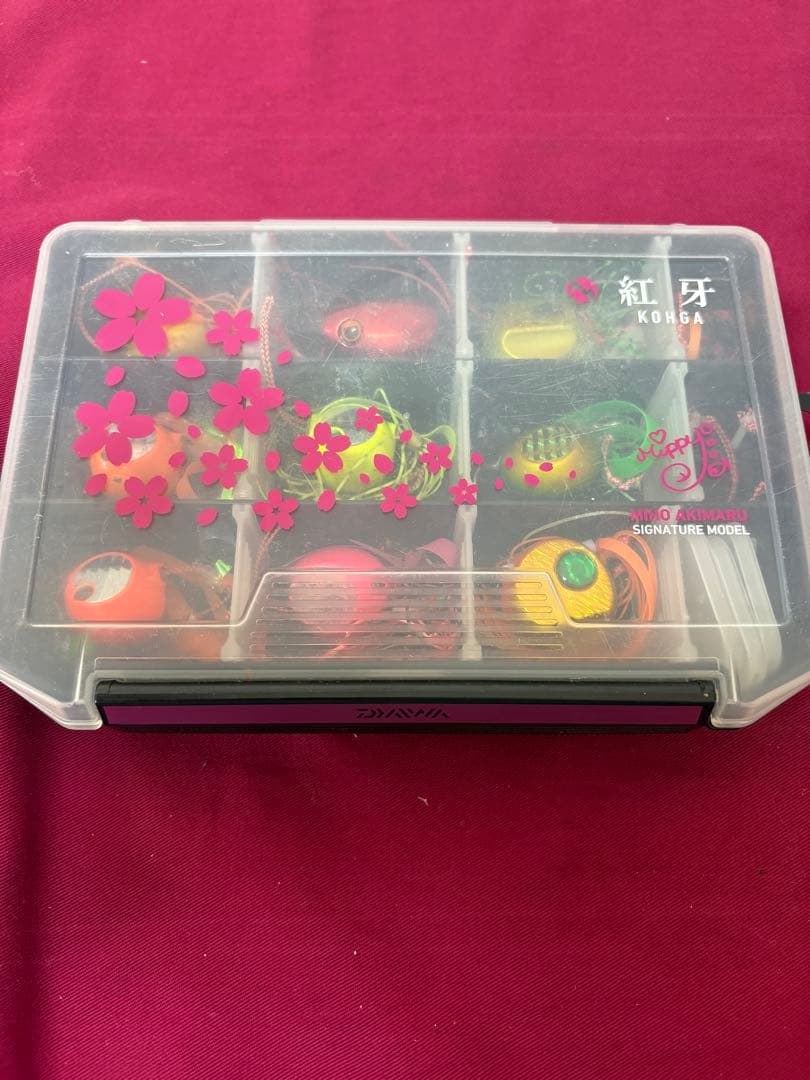 ダイワ 紅牙 タイラバヘッド 80g 100g 計9個 紅牙ケース付き