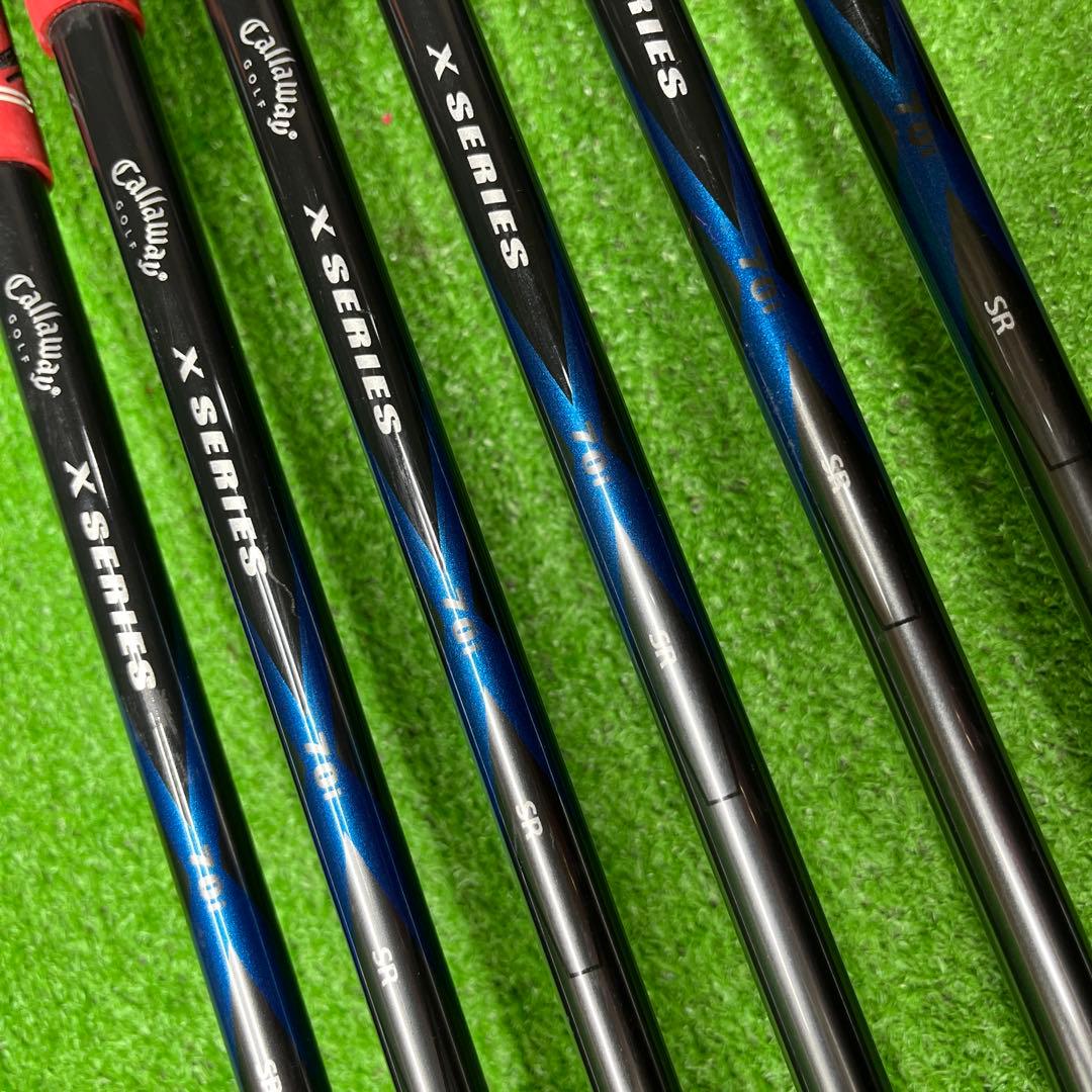 寶TIS-568 Callaway X20 #5-9.S アイアンセット SR