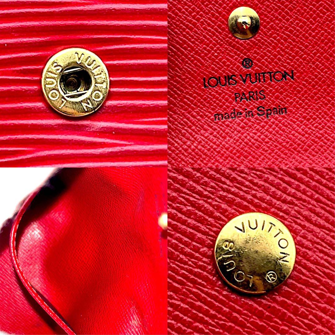 【美品】LOUIS VUITTON ルイヴィトン　キーケース　6連　エピ　レッド