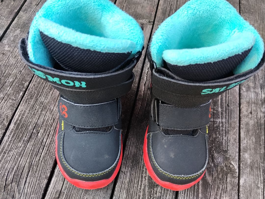 子供用 スノーボード 3点セット ARBN 80 ビン サロモンブーツ 17
