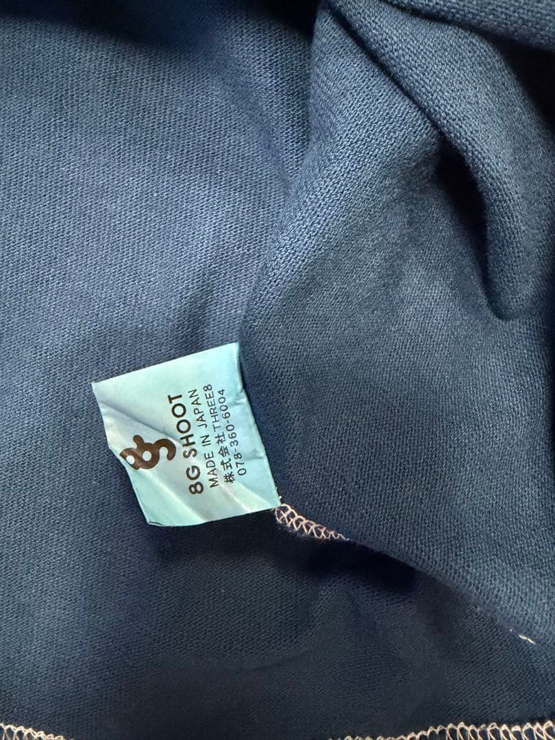 ス*K様 8G SHOOT LOGO PRINT MOCK NECK S/S T