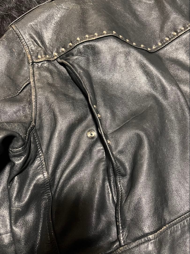 スタッズ ライダースジャケット 鋲ジャン