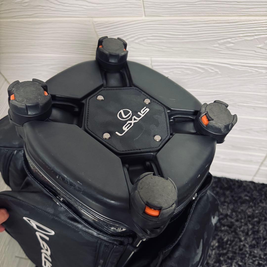 専用 レクサス カモフラ柄　ゴルフ　キャディーバッグ　カート式