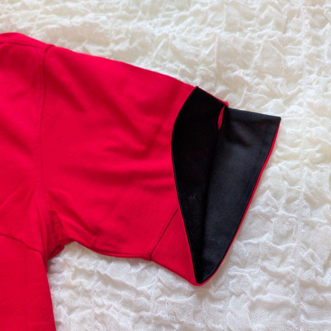 【新品タグ付】23区ゴルフ ハーフジップ ポロシャツ 赤 エアドライ UVケア