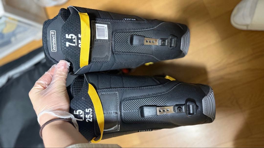 Burton スノーボード バインディング 靴付き