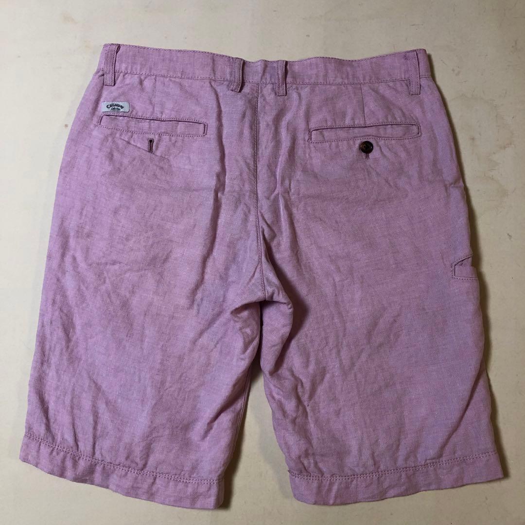キャロウェイ コレクション ゴルフ ショート ハーフ パンツ ライト パープル