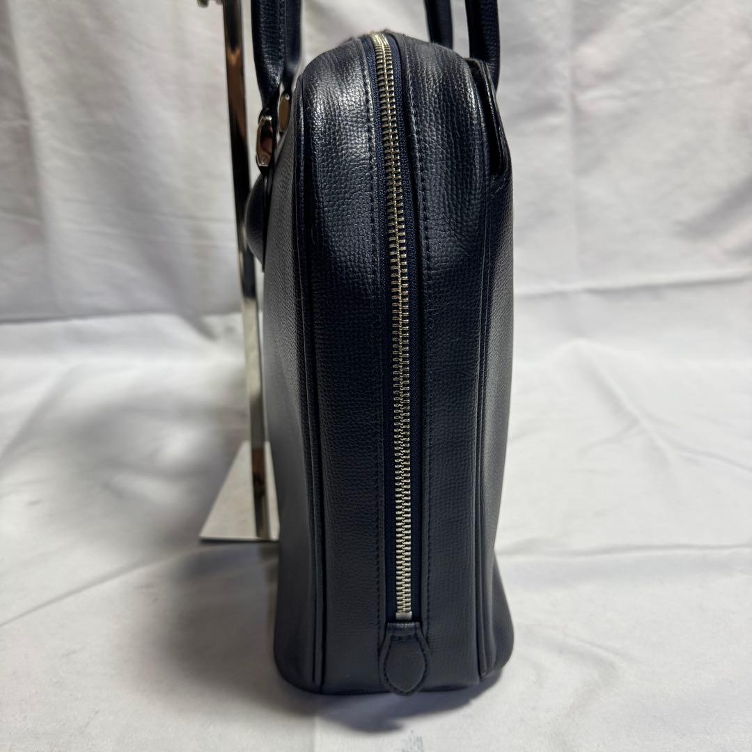 A4 土屋鞄　トートバッグ　ヒノン　ビジネスバッグ　レザー　ネイビー