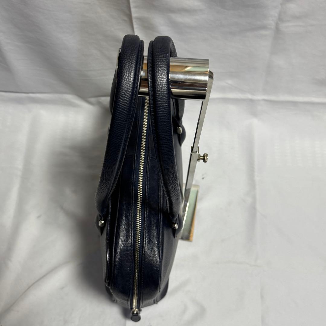 A4 土屋鞄　トートバッグ　ヒノン　ビジネスバッグ　レザー　ネイビー