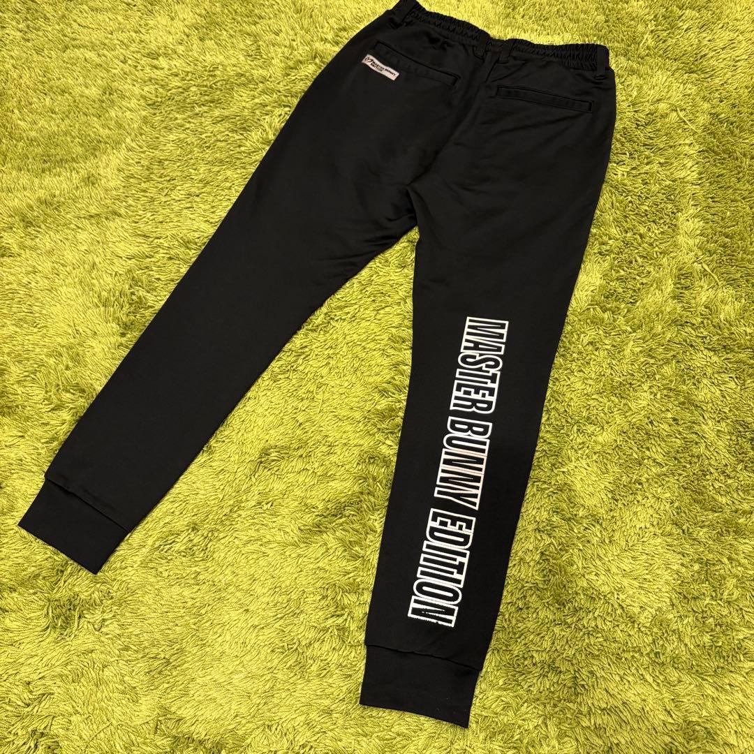 マスターバニーエディション ジョガーパンツ スウェットパンツ ブラック サイズ0