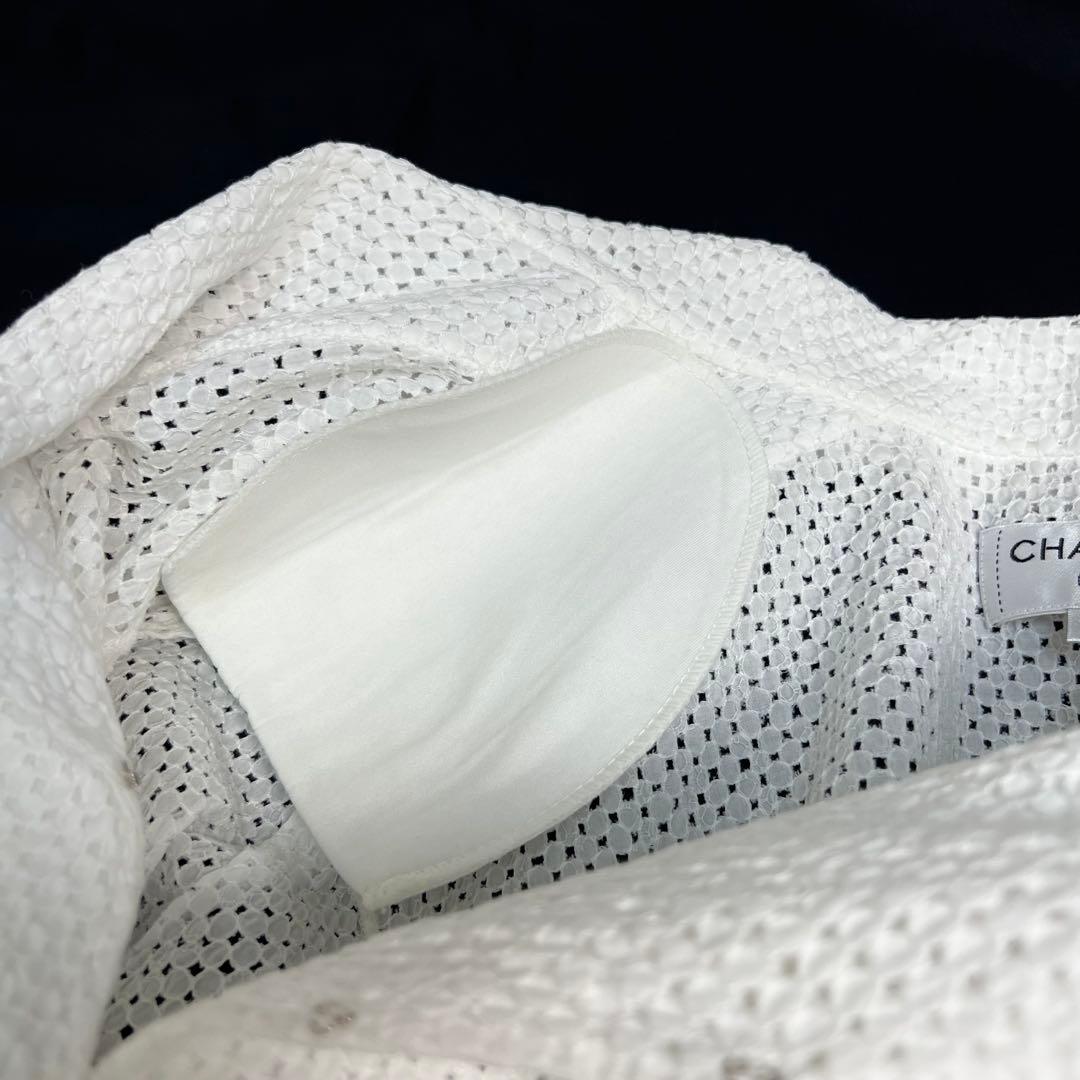 ANA G.K  CHANEL シャネル スキッパーコットンシャツ シアー