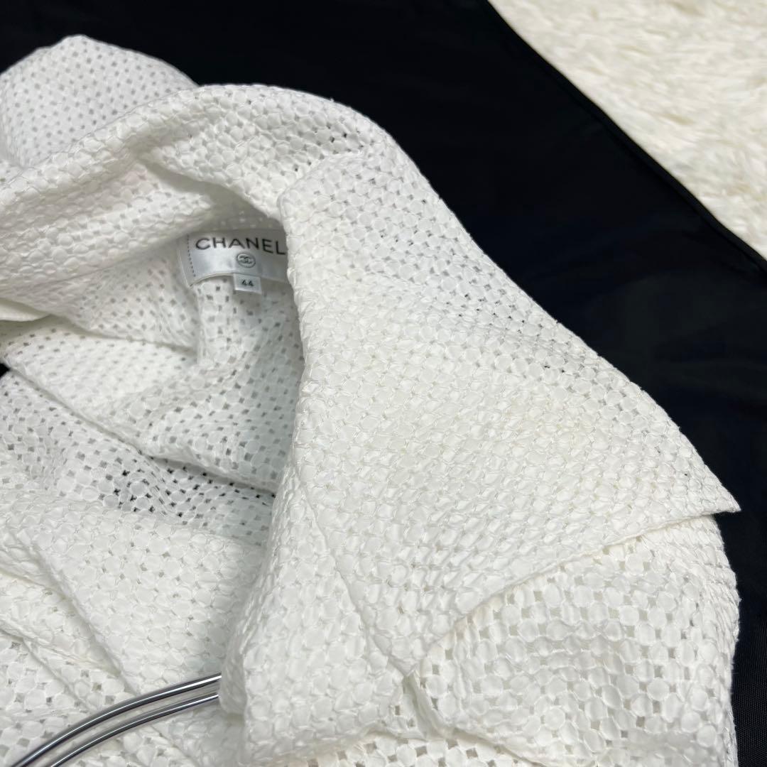 ANA G.K  CHANEL シャネル スキッパーコットンシャツ シアー