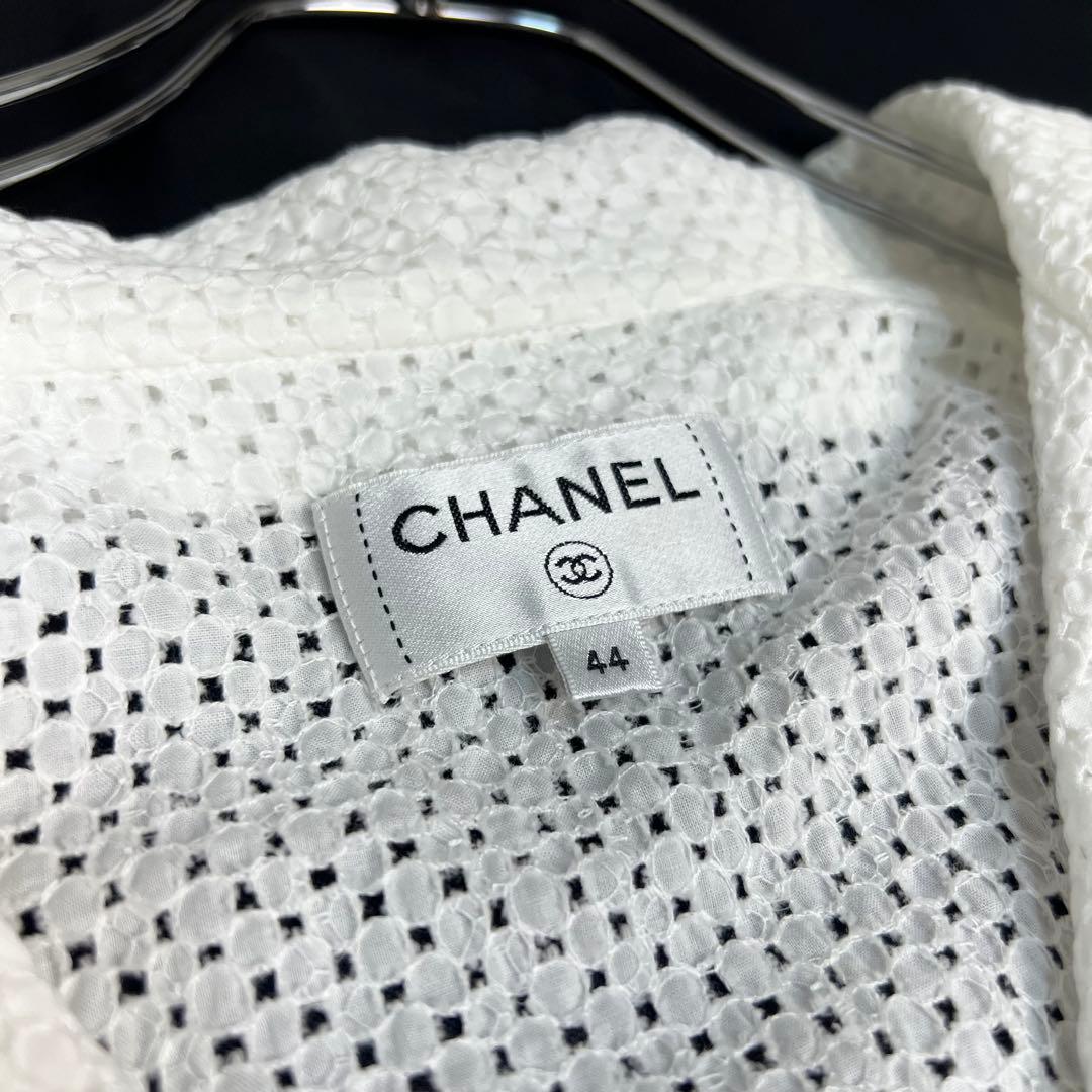 ANA G.K  CHANEL シャネル スキッパーコットンシャツ シアー