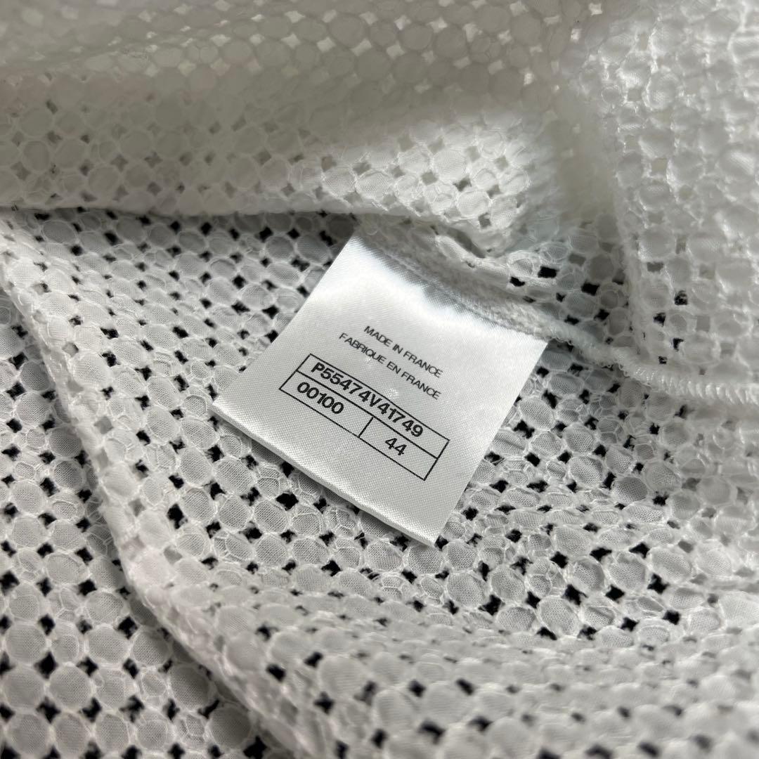 ANA G.K  CHANEL シャネル スキッパーコットンシャツ シアー