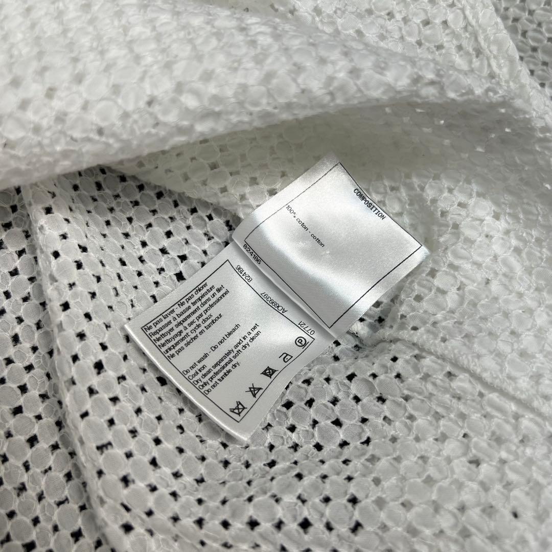 ANA G.K  CHANEL シャネル スキッパーコットンシャツ シアー