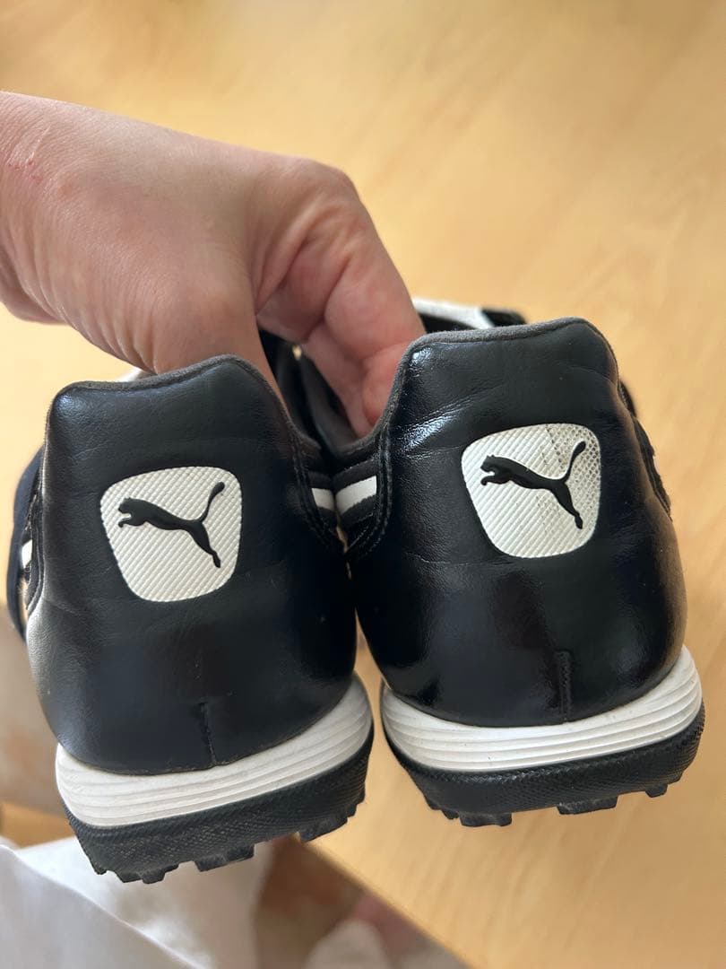PUMA KING ターフシューズ 26.5cm ブラック×ホワイト