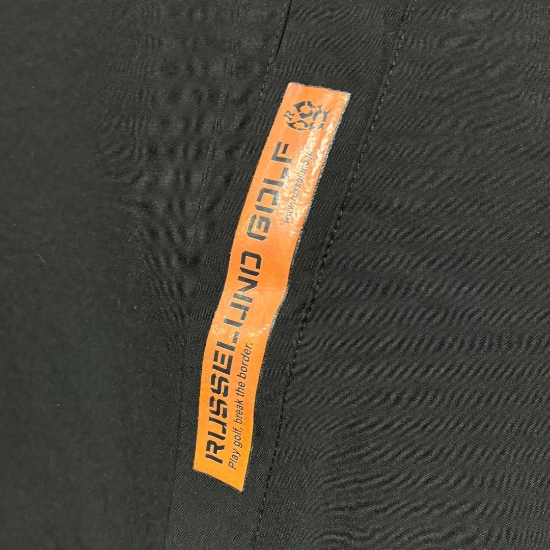 ラッセルノ ゴルフ RSGロゴ 2Way プルオーバー ブルゾン ブラック L