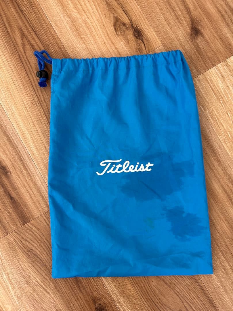 タイトリストTitleist レインウェアセット Lサイズ 青