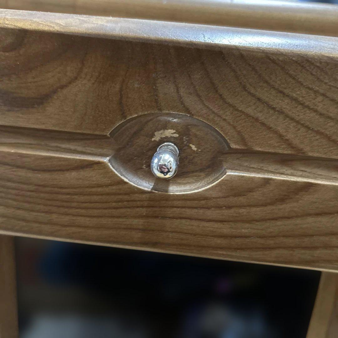 karimoku カリモク 電話台 キャビネット 木製 サイドチェスト 中古