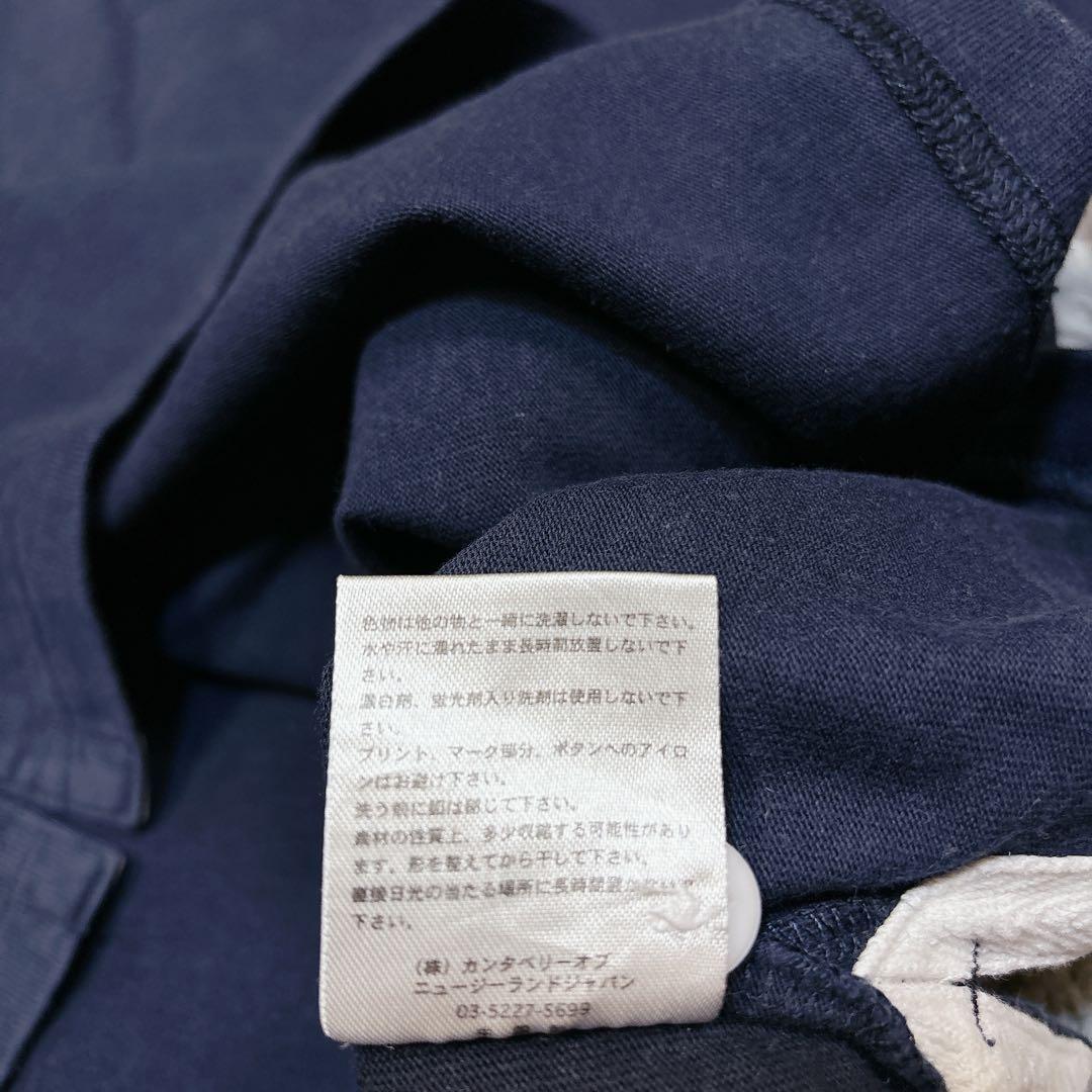 canterbury カンタベリー　ロゴ刺繍　長袖　ポロシャツ　メンズ　トップス