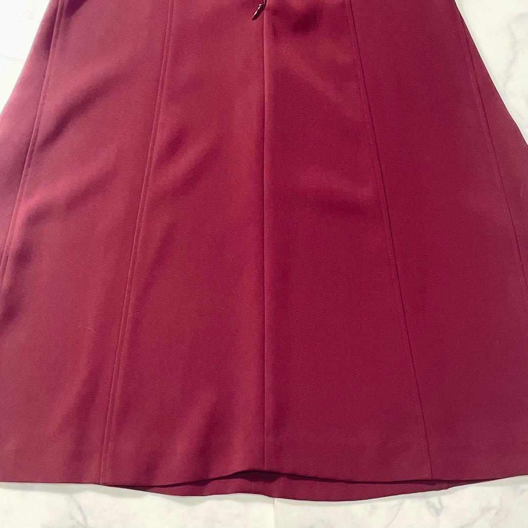 美品✨ 現行✨ Theory半袖 フレアワンピース トリアセテート Aライン M