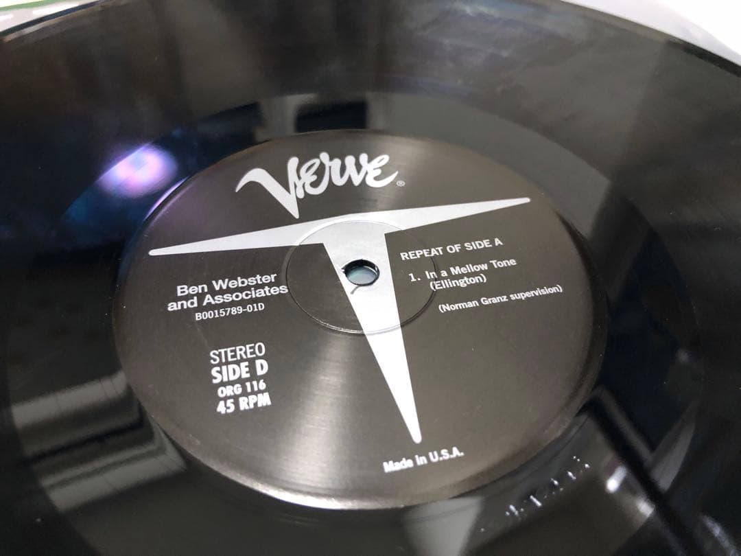 その他 ORG Ben Webster And Associates 45rpm 2LP