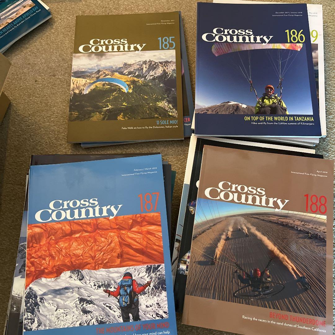 パラグライダー写真が綺麗な専門誌　Cross Country  2019〜セット