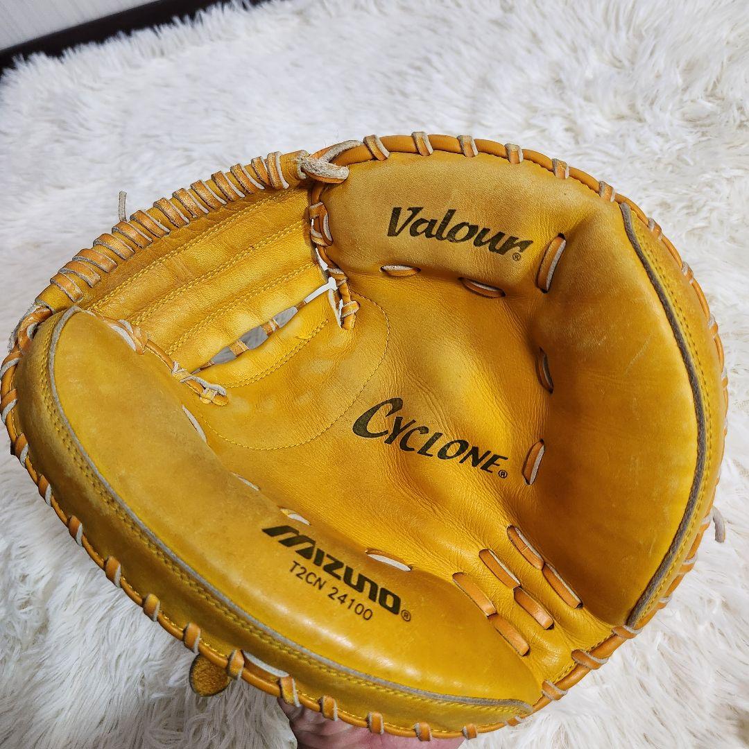 【美品】ミズノ ビッグM 捕手用ミット Lite Flex 軟式